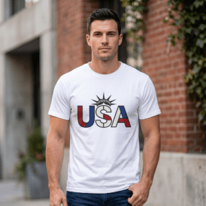 USA Patriotic Graphic T-Shirt | American Pride Tee