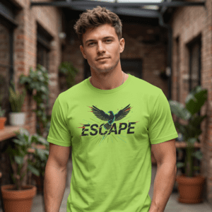 Escape Bird Graphic T-Shirt | Bold Motivational Streetwear Tee