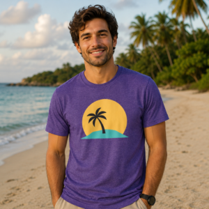 Island Destination Graphic T-Shirt | Tropical Beach Vacation Tee