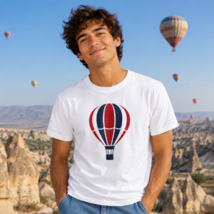 Hot Air Balloon Adventure Unisex Softstyle T-Shirt | Travel Graphic Tee