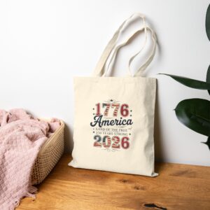 America vintage typography Tote | 4th of July patriotic stars